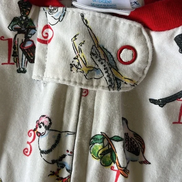 6 month 12 days of Christmas pajamas - Picture 4 of 4